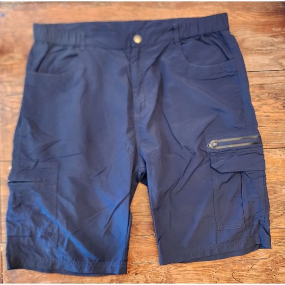 Mens OUTDOOR brand shorts with pockets Black size 4XL - Picture 1 of 8